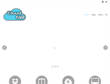 Tablet Screenshot of cloudfab.com